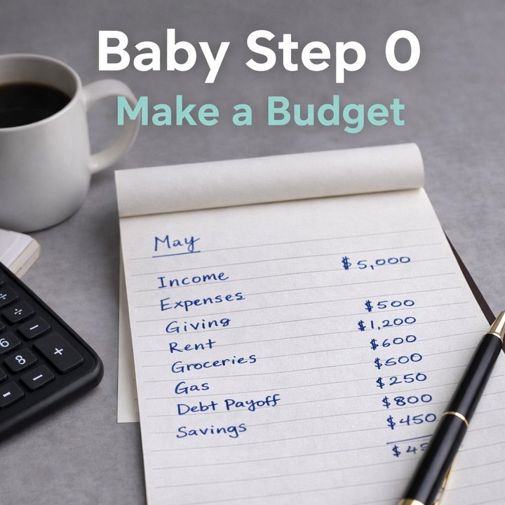 Budget planning essentials on a desk